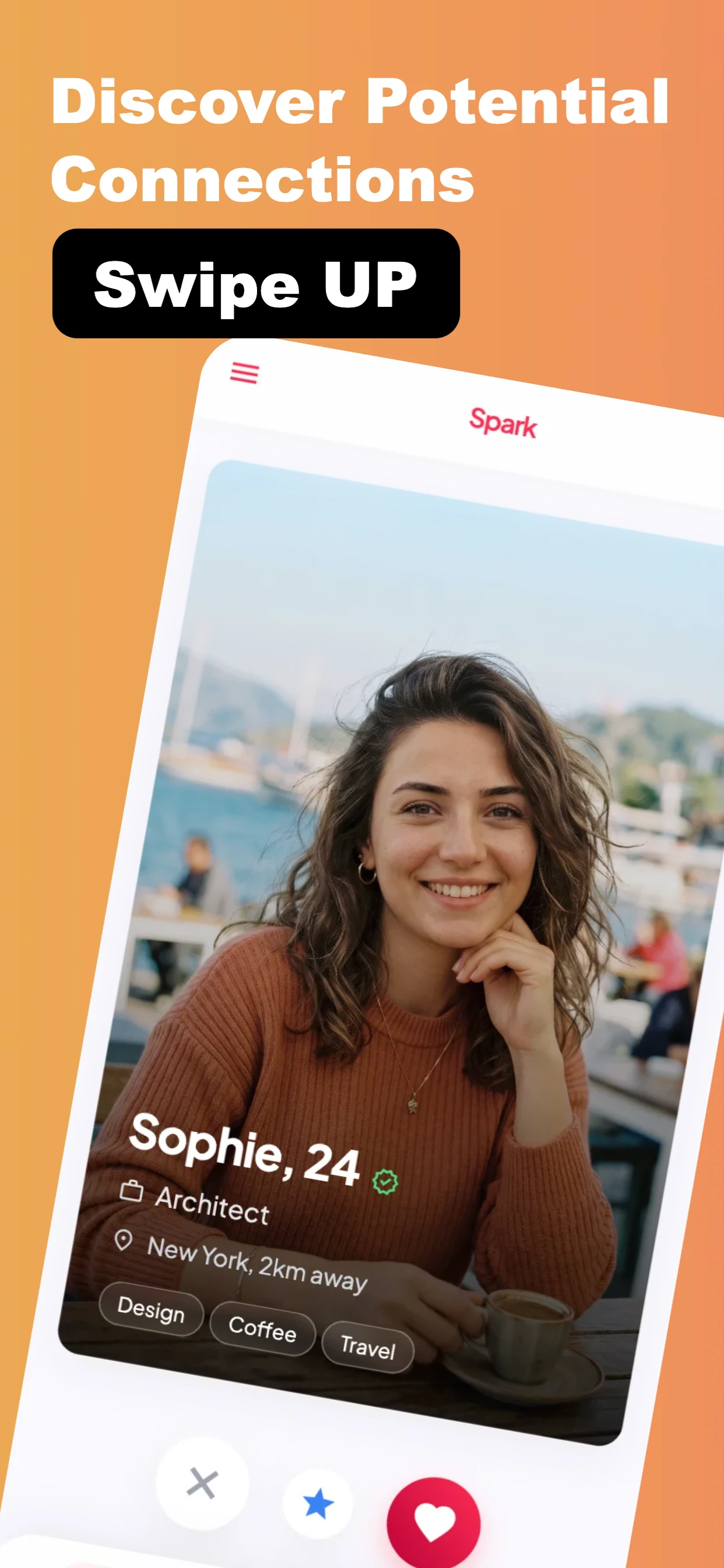 Dating App Theme app screenshot template